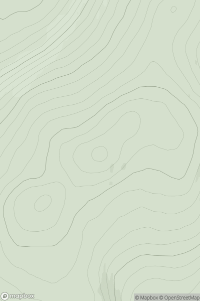 Thumbnail image for Creag Mhor [Cairngorms] [NJ057047] showing contour plot for surrounding peak